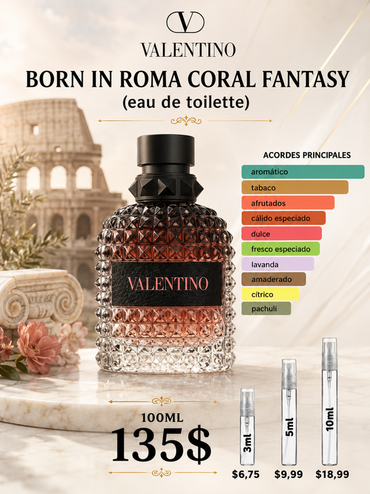 Valentino born in Roma coral fantasy