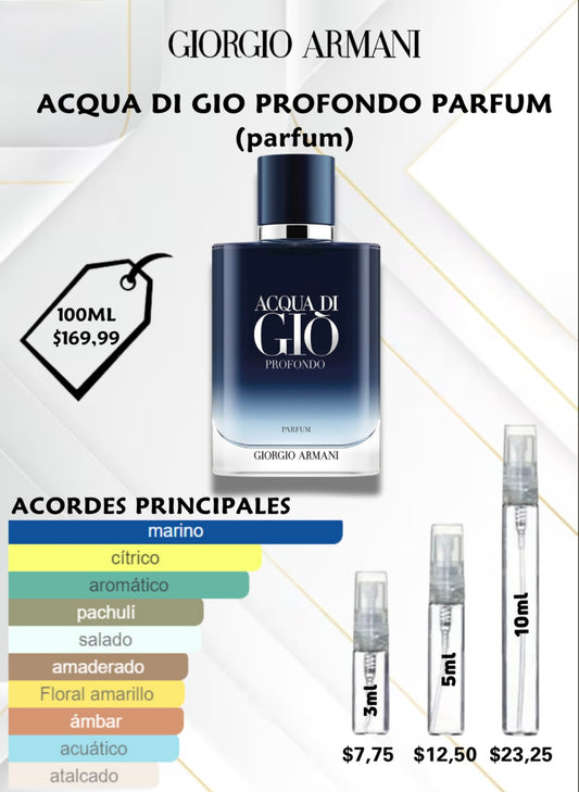 Aqua di Gio profondo parfum