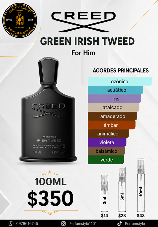 Green irish tweed