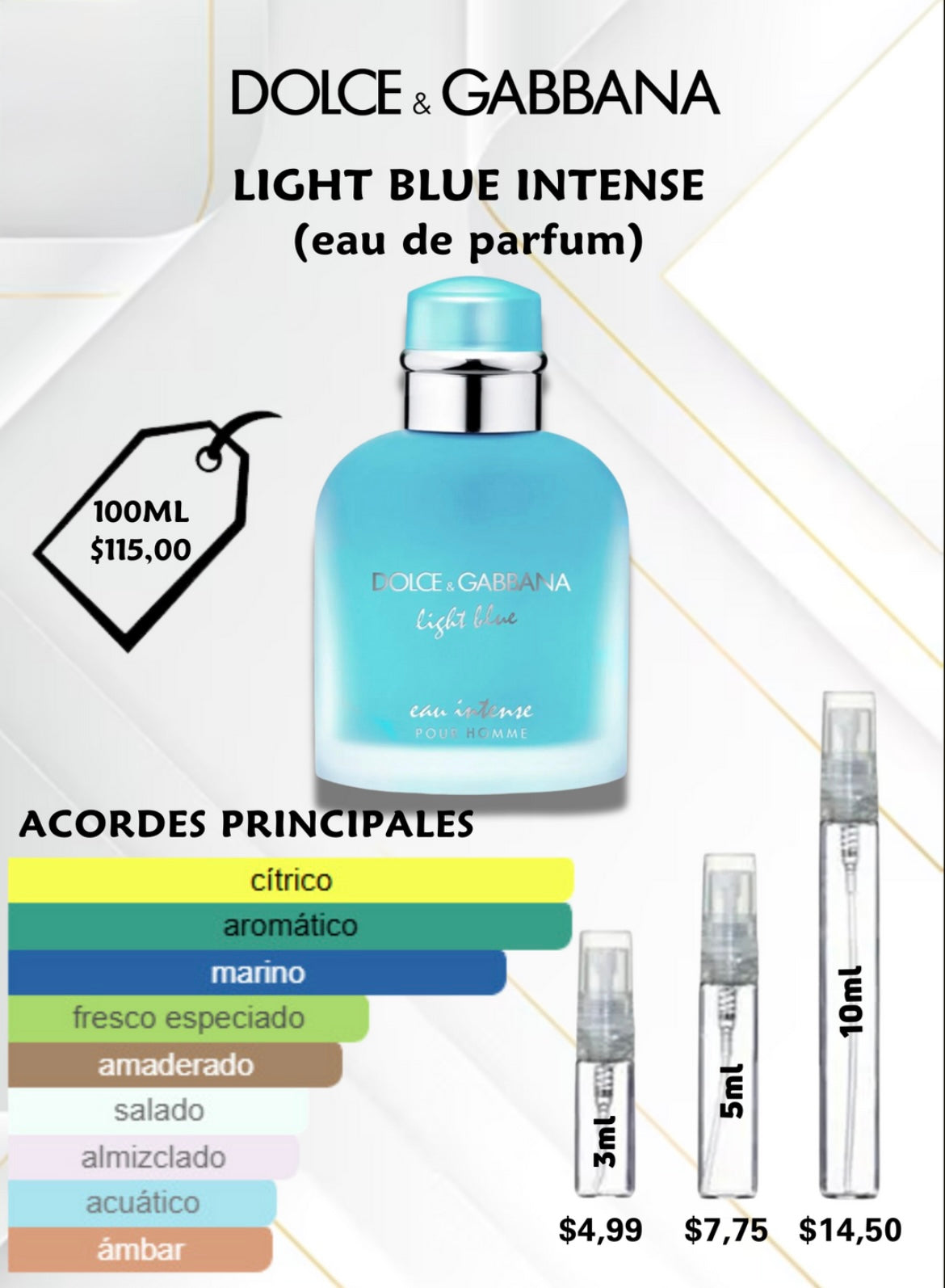 Light blue intense