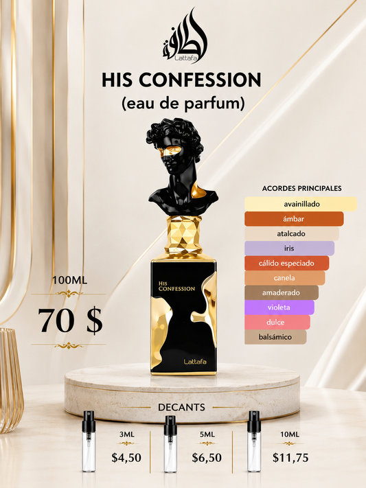 His confession